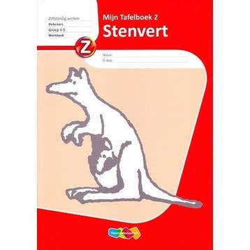 Stenvert Mijn tafelboek 2 groep 4/5 (per stuk), Boeken, Verzenden, Nieuw