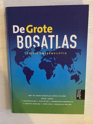 Grote Bosatlas Editie 52 En Cd - Noordhoff, Boeken, Verzenden, Nieuw