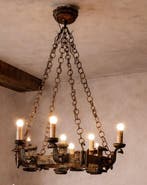 Manifattura Italiana - Lampe - Fer forgé - rustique