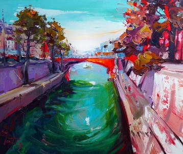 Jurij Frey - Die Seine in Paris