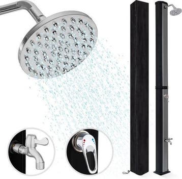 2dekans | LifeGoods Buitendouche - Solar - 360° Draaibare, Ophalen of Verzenden