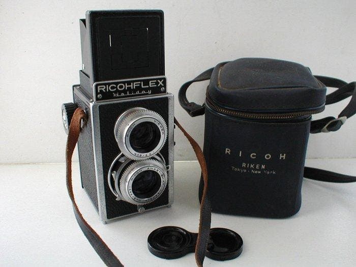 Ricohflex Holiday Twin lens reflex camera (TLR), Audio, Tv en Foto, Fotocamera's Analoog
