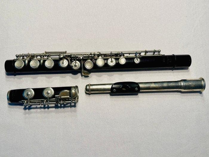 CW Moritz Berlin Wooden - - Fluit - Duitsland - 1920, Muziek en Instrumenten, Blaasinstrumenten | Blokfluiten