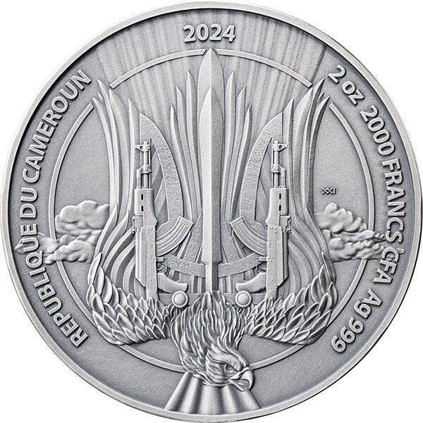 Cameroun. 2000 Francs 2024 Army of Drones - Guardians of, Postzegels en Munten, Munten | Europa | Niet-Euromunten