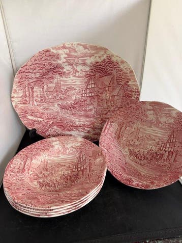 Enoch Wedgwood (Tunstall) Ltd - Schaal (6) - Aardewerk