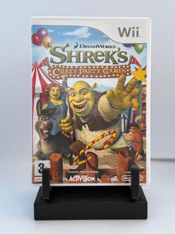 Shrek’s Crazy Party Games - Wii, Games en Spelcomputers, Verzenden, Gebruikt