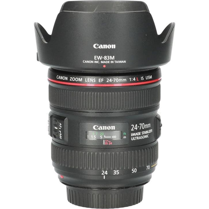 Tweedehands Canon EF 24-70mm f/4.0L IS USM CM6914, Audio, Tv en Foto, Foto | Lenzen en Objectieven, Overige typen, Gebruikt, Zoom