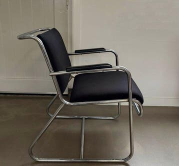 Oostwoud - Cor Alons - Stoel - gespreksstoel - Verchroomd,