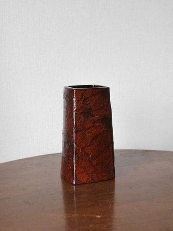 Vaas - Hout - Japan - Wajima-lakwerk Keyaki Bark