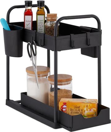 2dekans | Heldenwerk Gootsteenorganizer - 2 Laags - In, Huis en Inrichting, Ophalen of Verzenden, Nieuw