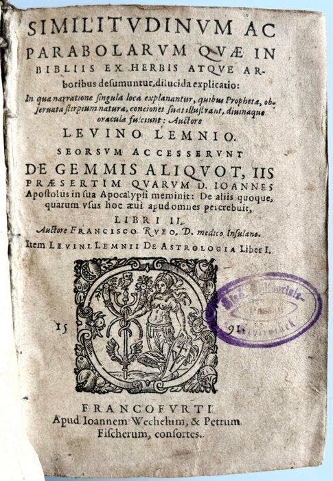 [4 Naturmedizinische Werke] Levinus Lemnius - Similitvdinum, Antiek en Kunst, Antiek | Boeken en Manuscripten