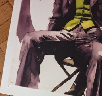 Joker - Heath Ledger - watercolor edition by Emma Wildfang -