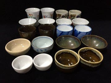 Japanese - Beeld, Collection of 20 Japanese Vintage Ceramic
