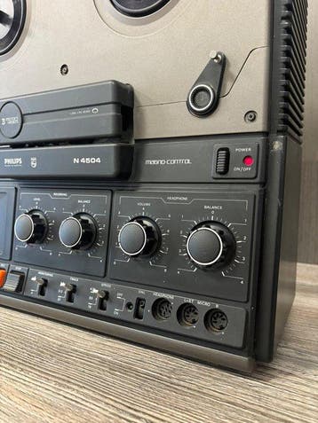 Philips - N 4504 3-Motor, 3-Head 4-Track Stereo Reel-to-reel, Nieuw