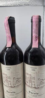 1986 Claudio De Maria - Barolo Riserva - 4 Bouteilles (0,75, Verzamelen, Nieuw