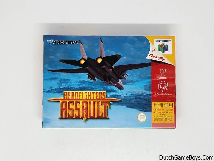 Nintendo 64 / N64 - Aerofighters Assault - Asian Version - N, Games en Spelcomputers, Games | Nintendo 64, Gebruikt, Verzenden