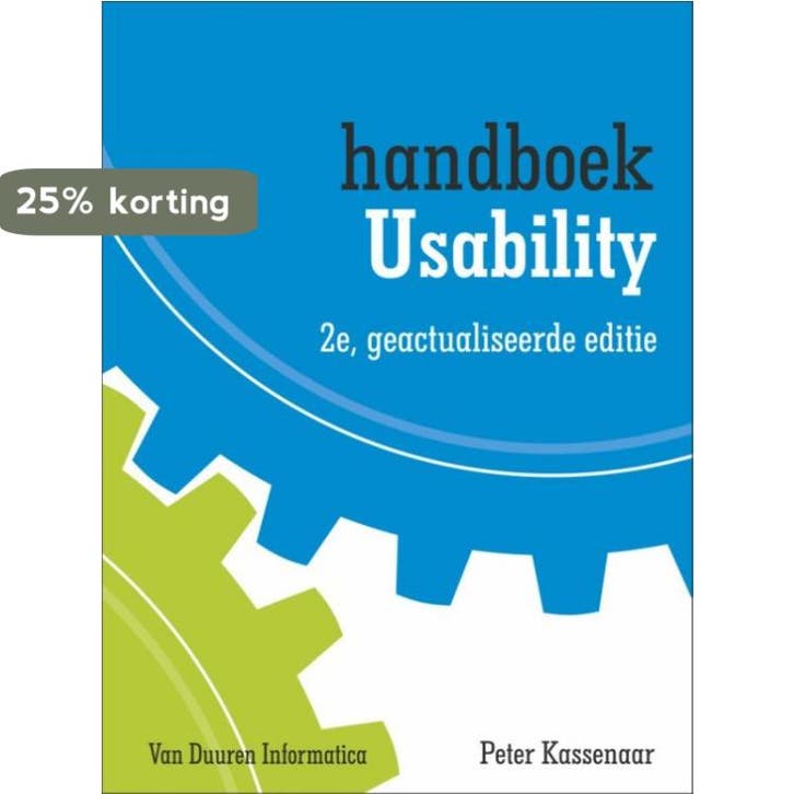 Handboek Usability 9789059406995 Peter Kassenaar, Livres, Informatique & Ordinateur, Envoi