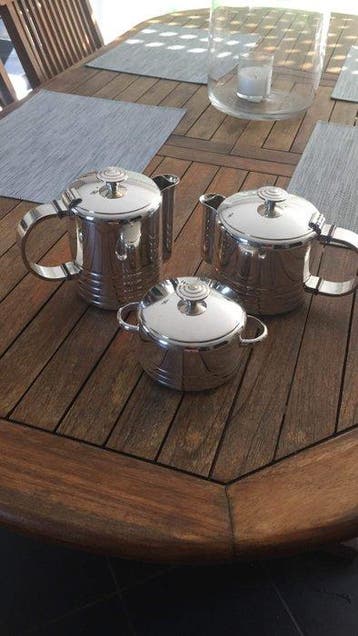 Christofle - Luc Lanel - Koffieservies (3) - Ondulation -