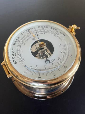 Barometer - Metaal - Schatz & Sohne, Antiek en Kunst
