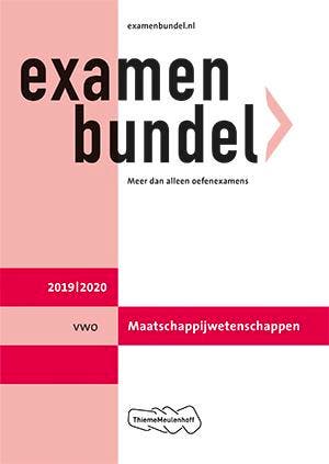 Examenbundel vwo Maatschappijwetenschappen 2019/2020, Boeken, Schoolboeken, Verzenden, Zo goed als nieuw