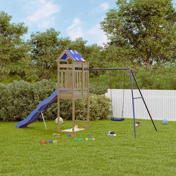 vidaXL Speelhuis geïmpregneerd grenenhout, Verzenden