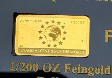 Luxemburg. Gold bar Luxemburg , oro 1/200 Oz (.999) Proof
