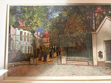 Maurice Utrillo (1883-1955) - La Maison du Docteur Blanche