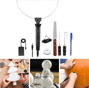Styropor snijder set 9-delig UK stekker inbegrepen, Nieuw