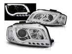 LED tube DRL koplampen Chrome geschikt voor Audi A3 8P, Verzenden, Nieuw, Audi