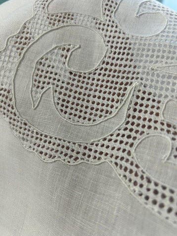Drap de lit - 280 cm - 260 cm, Antiquités & Art