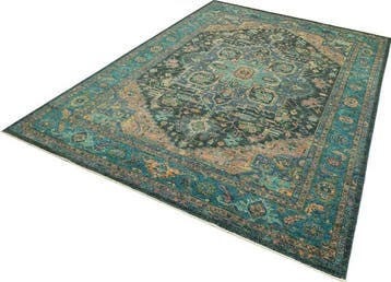 Tapis de designer tissé à la main au motif Heriz – Neuf -