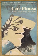 Pablo Picasso (after) - Affiche originale dexposition -, Antiek en Kunst