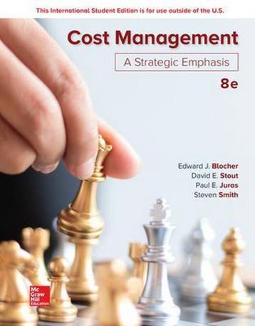 ISE Cost Management: A Strategic Emphasis 9781260091724, Verzenden, Edward Blocher
