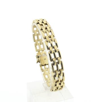 Tank schakelarmband, Ophalen of Verzenden, Gebruikt, Geel, Goud