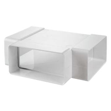 Kunststof horizontaal T-stuk 90° voor kanaal 120 x 60mm, Verzenden, Nieuw
