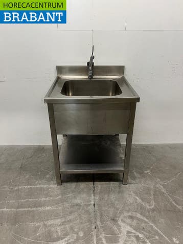 Évier en inox avec robinet, 70 x 70 x 88 cm, pour la, Verzenden