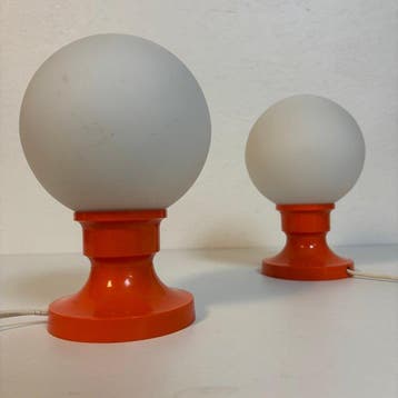 Lampe de table - Plastique, Verre
