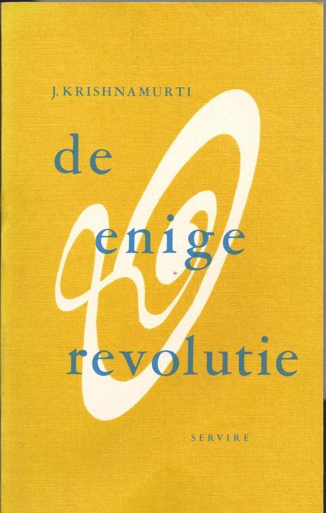 De Enige revolutie 9789060772850 Krishnamurti, Boeken, Filosofie, Gelezen, Verzenden