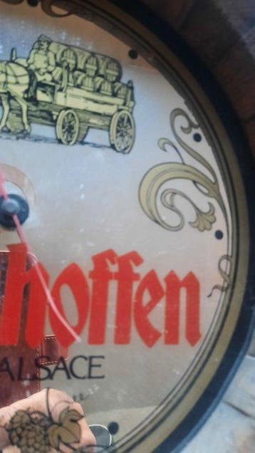 Adelshoffen Bière dAlsace - Reclamebord - Wandklok -