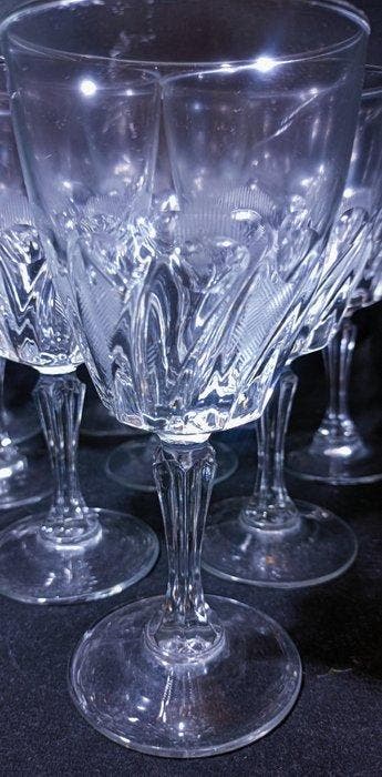 Service de boisson (9) - Cristal - Verres à vin en cristal, Antiquités & Art