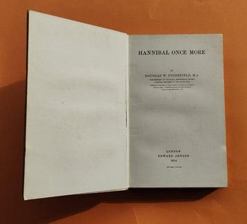 D. W. Freshfield - Hannibal Once More - 1914, Antiquités & Art