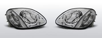Koplampen | Mercedes R170 SLK 1996-2004 | chroom, Verzenden