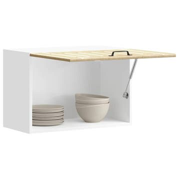 vidaXL Keukenbovenkast Lucca bewerkt hout sonoma, Verzenden