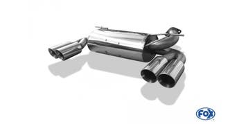 FOX Hummer H3 einddemper dwars uitgang rechts/links - 2x100, Autos : Pièces & Accessoires, Verzenden