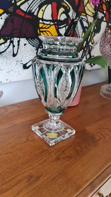 Val Saint Lambert - Vaas - Jupiter (H. 31 cm) - Kristal, Antiek en Kunst