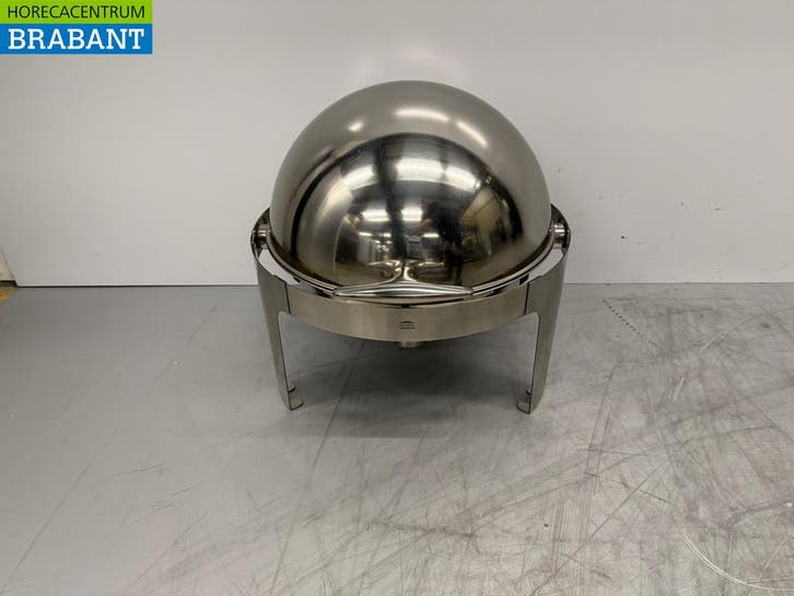 RVS Olympia Rolltop Chafingdish Rond Horeca, Zakelijke goederen, Horeca | Keukenapparatuur, Ophalen of Verzenden