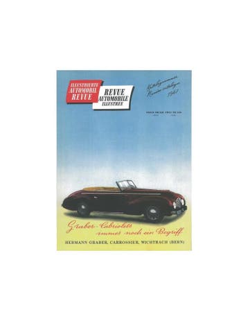 1947 AUTOMOBIL REVUE JAARBOEK DUITS FRANS, Livres, Ophalen of Verzenden