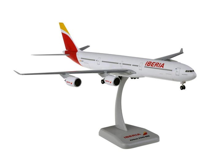 Schaal 1:200 Hogan Wings 11939 Airbus A340-600 Iberia Exp..., Hobby en Vrije tijd, Modelbouw | Vliegtuigen en Helikopters, Nieuw