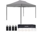 Veiling - LifeGoods partytent 3x4,5m easy up waterdicht grij, Tuin en Terras, Partytenten, Nieuw