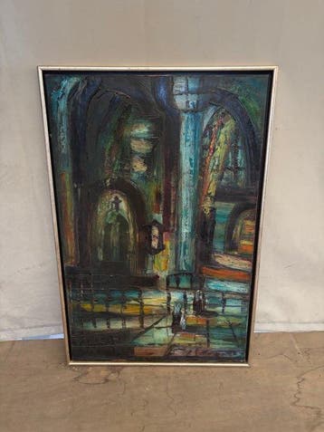 Jacob Kanbier (1949-2020) - Kathedraal, Antiquités & Art